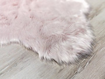 YamalıHome Peluş Halı APost Pembe 75x200cm Post Halı