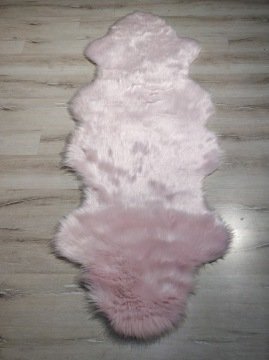 YamalıHome Peluş Halı APost Pembe 75x200cm Post Halı