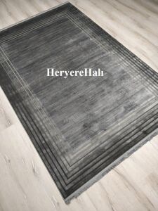 EKO HALI Anatolia  New ANT03  Antrasit Gri Klasik Desenli Modern Halı 160X230 cm