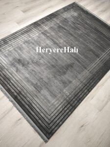 EKO HALI Anatolia  New ANT03  Antrasit Gri Klasik Desenli Modern Halı 160X230 cm