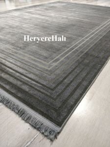 EKO HALI Anatolia  New ANT03  Antrasit Gri Klasik Desenli Modern Halı 160X230 cm