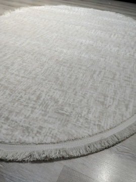 Türkmen Halı Ruba 12031Krem Oval Halı 120x180 cm