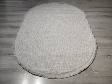 Türkmen Halı Ruba 12031Krem Oval Halı 120x180 cm