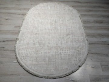 Türkmen Halı Ruba 12320Krem Oval Halı 120x180 cm