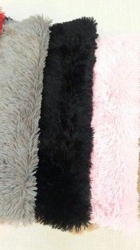YAMALI home Tavşan Tüyü Gri Post Halı 70x200 cm