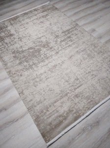 Yamalı Home Hermes  8630 Bej 160x230 cm Saçaklı Salon Halısı