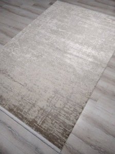 Yamalı Home Hermes  8630 Bej 160x230 cm Saçaklı Salon Halısı