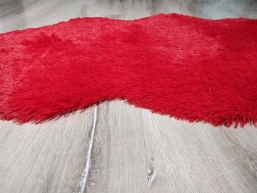 Doğuş Tavşan Tüyü Kırmızı Post Halı 70x100 cm