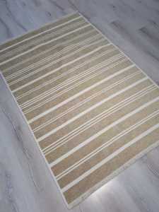 Eko Halı Mondo Kilim MD02 Bej Çift Taraflı Kilim 120x180 cm