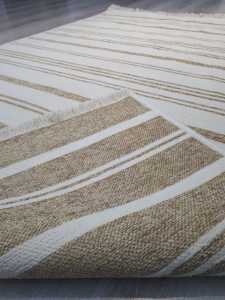 Eko Halı Mondo Kilim MD02 Bej Çift Taraflı Kilim 120x180 cm