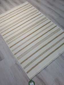 Eko Halı Mondo Kilim MD02 Bej Çift Taraflı Kilim 120x180 cm