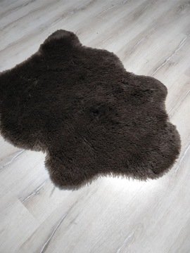 Doğuş Tavşan Tüyü Kahve Post Halı 70x100 cm