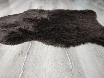 Doğuş Tavşan Tüyü Kahve Post Halı 70x100 cm