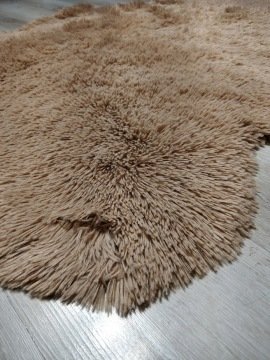 Doğuş Tavşan Tüyü Bej Post Halı 70x100 cm