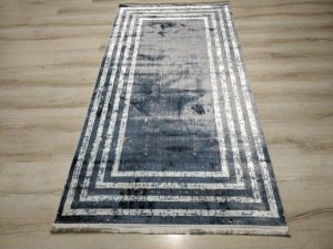 Norm Pırıltı A422Mavi Lacivert İnce Halı 120x180 cm