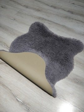Doğuş Tavşan Tüyü Gri Post Halı 70x100 cm