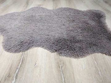 Doğuş Tavşan Tüyü Gri Post Halı 70x100 cm