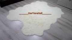 Doğuş Tavşan Tüyü Krem 4K Post Halı 140*200 cm