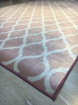 Doğuş Halı Milano DM2104 Pudra 140x200cm Yıkanabilir Kaymaz Halı
