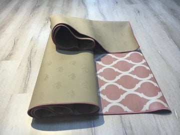 Doğuş Halı Milano DM2104 Pudra 140x200cm Yıkanabilir Kaymaz Halı