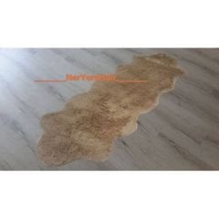 Doğuş Tavşan Tüyü Bej Post Halı 140X200 cm Peluş Halı