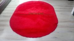 Doğuş Tavşan Tüyü Kırmızı 140x200 cm Oval Halı