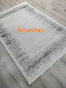 Eko Halı Lagos XW LGS08 Krem Gri Salon Halısı 160x230 cm