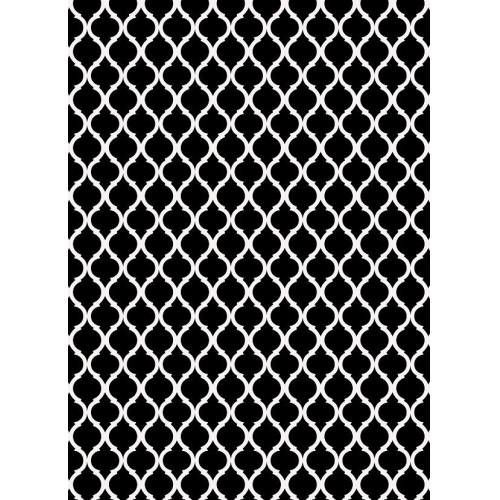 Doğuş Halı Milano DM2101 Siyah Beyaz 80x140cm Kaymaz Halı