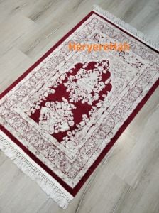 Merinos Halı Akyel Yumuşak İpeksi Akrilik Halı Seccade 80x125