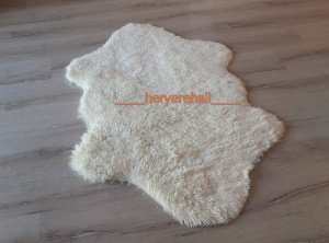 Doğuş Tavşan Tüyü Krem Post Halı 70x100 cm