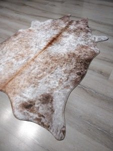 Yamalı Home İnci Halı 001Bej Yapay Dana Post