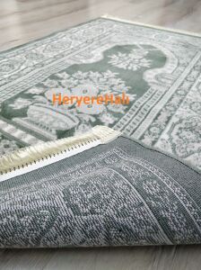 Merinos Halı Akyel Yumuşak İpeksi Akrilik Halı Seccade 80x125