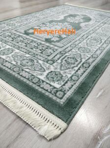 Merinos Halı Akyel Yumuşak İpeksi Akrilik Halı Seccade 80x125