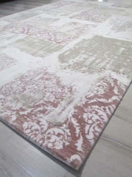Türkmen Halı Modda MD005Pudra Pembe 160x230 cm Modern Desenli Halı