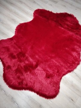 YamalıHome Peluş Halı APost Kırmızı 150x200 Peluş Post Halı