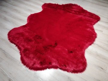 YamalıHome Peluş Halı APost Kırmızı 150x200 Peluş Post Halı