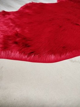 YamalıHome Peluş Halı APost Kırmızı 150x200 Peluş Post Halı