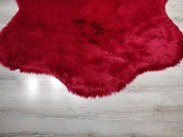 YamalıHome Peluş Halı APost Kırmızı 150x200 Peluş Post Halı