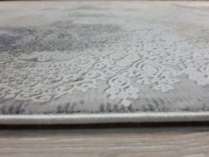 Yamalı Home Essence 6366 Gri Mavi 160x230 cm Saçaklı Salon Halısı