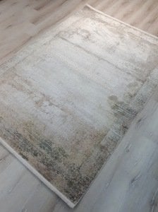 Yamalı Home Essence 6368 Vizon Yeşil 160x230 cm Saçaklı Salon Halısı