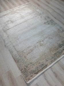 Yamalı Home Essence 6368 Vizon Yeşil 160x230 cm Saçaklı Salon Halısı