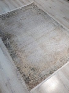 Yamalı Home Essence 6368 Vizon Yeşil 160x230 cm Saçaklı Salon Halısı