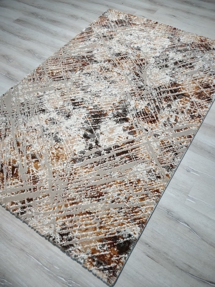 Rixos Şimal  9802 Gri Kahve 160x230 cm Modern  Salon Halısı
