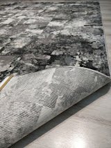 Rixos Şimal  9808 Siyah Beyaz 160x230 cm Modern  Salon Halısı