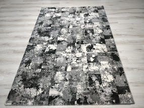 Rixos Şimal  9808 Siyah Beyaz 160x230 cm Modern  Salon Halısı