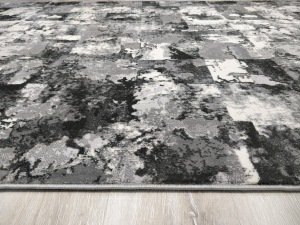 Rixos Şimal  9808 Siyah Beyaz 160x230 cm Modern  Salon Halısı