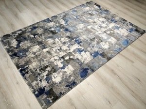Rixos Şimal  9807 Gri Mavi 160x230 cm Modern  Salon Halısı