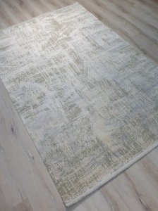 Yamalı Home West 7604 Krem 160x230 cm Saçaklı Salon Halısı
