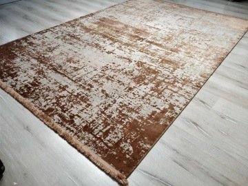 Eko Halı Cordoba DB01Terra Bakır 160x230cm İpekli İnce Salon Halısı