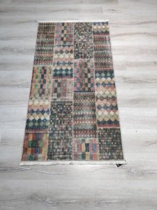 YamalıHome Antik 96 80x150 cm Baskı Kilim